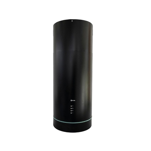 Campana de Isla AirOn 90 cm Acero negra