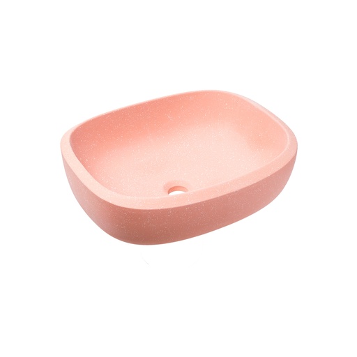 Lavamanos Cascade Vessel Coral Concreto