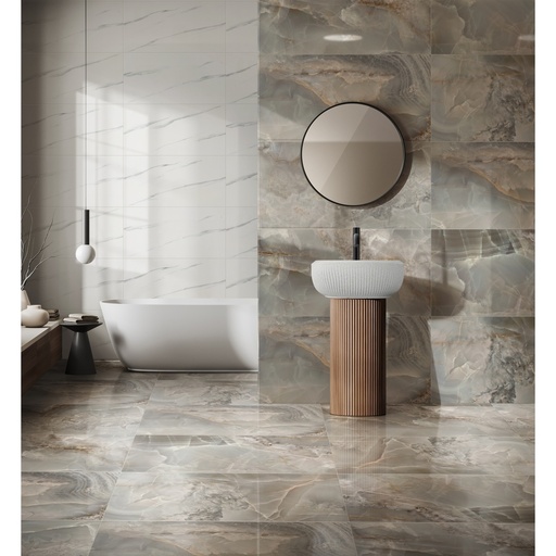Porcelatech® Rectificado Fiorenza Gris Caras Diferenciadas 50x100