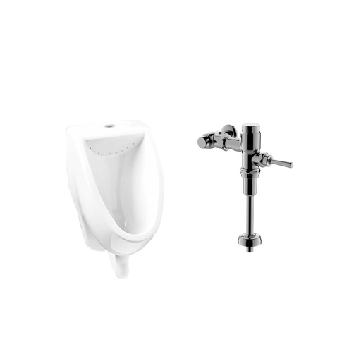Kit Orinal Arrecife Entrada Superior con Fluxómetro Flushout 0.5 Lts.