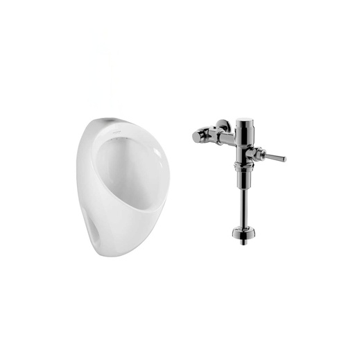Kit Orinal Gotta Entrada Superior con Fluxómetro Flushout 0.5 Lts.
