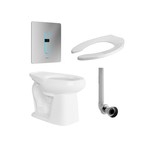 Kit Taza Adriática Plus Entrada Posterior con Válvula Dúplex Pro