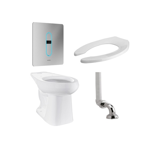 Kit Taza Adriática Plus Entrada Superior con Válvula Dúplex Pro