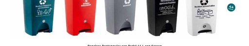 Papelera Pedal 44L CS Negra