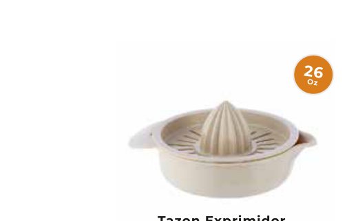 Tazon Exprimidor Beige