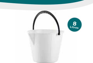 Balde 8 L Plata