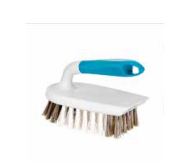 Cepillo Ropa Bicolor Blanco Azul