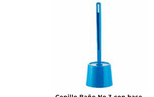 Cepillo Baño 3 C/B Azul