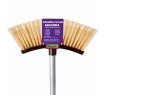 Escoba Flash Uso Madera C/T Wengue Beige
