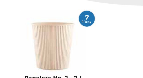 Papelera 2 Blanco