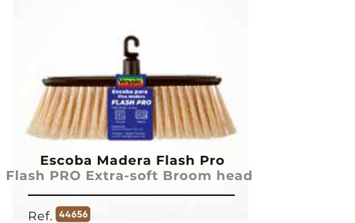Repuesto Escoba Flash Pro Piso Madera Wengue