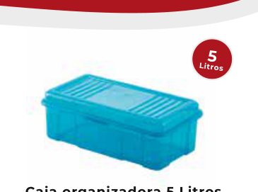 Caja Organizadora 5 L Natural