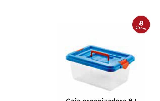 Caja Organizadora 8 L Azul