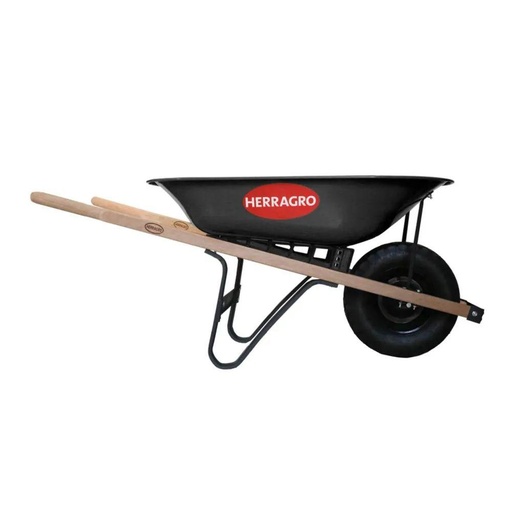 BUGUI HERRAGRO PLATON NEGRO METALICO 65L CHASIS MAD (LLANTA ANTIPINCHAZO)(1217090025)