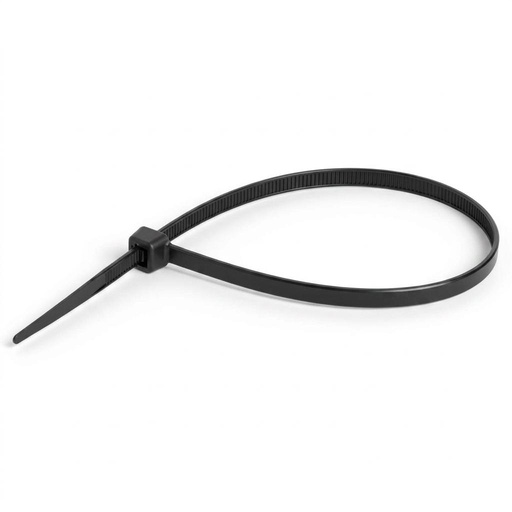 AMARRA PLASTICA UDUKE NEGRA 3.6X200MM (20 CM) (100 UNDS) (HT70033)
