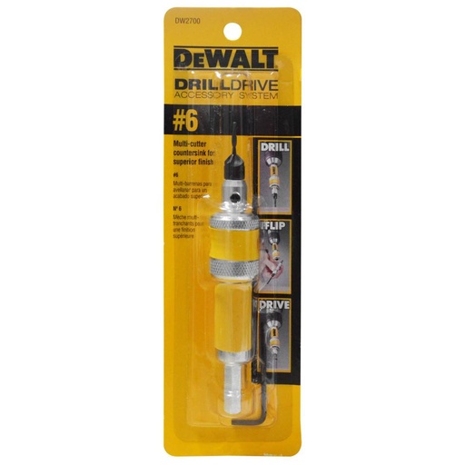 DESTORNILLADOR AVELLANADOR DEWALT  6 (DW2700)