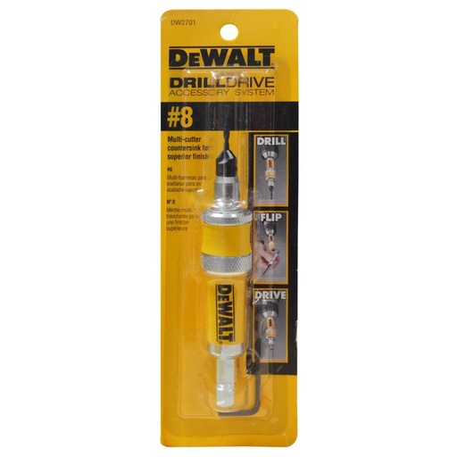 DESTORNILLADOR AVELLANADOR DEWALT  8 (DW2701)