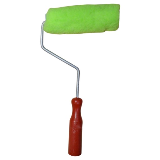 RODILLO FELPA MINI SOFI VERDE / BLANCO 5"