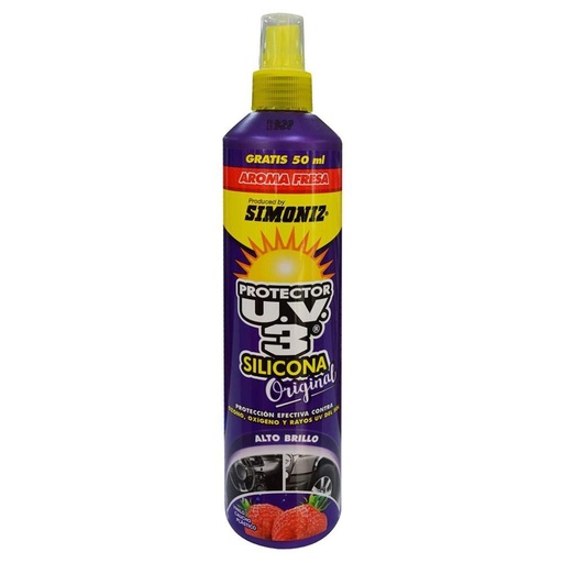 SILICONA PROTECTOR U.V.3  AEROSOL SIMONIZ OLOR FRESA 300ML (3027FR) (103264