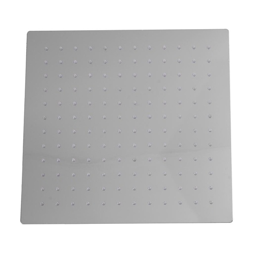 DUCHA REGADERA UDUKE CROMADA ACERO INOXIDABLE 12" CUADRADA (HT80290)