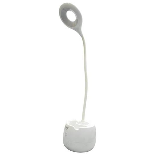 LAMPARA PARA ESCRITORIO LED RECARGABLE LUZ CALIDA DOBLE USO FINA DIMERIZABLE (TGX-772) (HT80350)