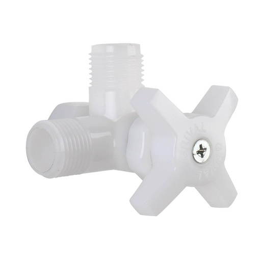 LLAVE REGULACION DOBLE DE 1/2 BLANCA GRIVAL (967623331)
