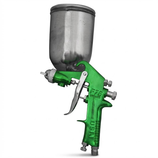 AEROGRAFO UDUKE PROFESIONAL USA VASO DE 600 CC PISTOLA F-75 VERDE (HT30601)
