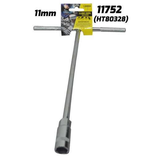 LLAVE COPA EN T CON CUADRANTE UDUKE 11 MM (HT80328)