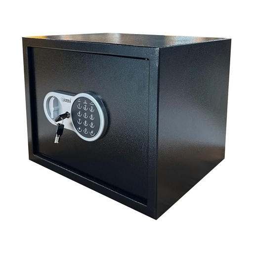 CAJA FUERTE DE SEGURIDAD CON CLAVE INTERCAMBIABLE 20EG (20X20X31) (HT90071)