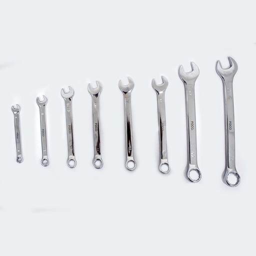 LLAVE MIXTA JUEGO X 8 PCS TODO EN 1 (8-19 MM+5/ 16-3/4+TORX+ALLEN) 32 MEDIDAS CON ESTUCHE CR/V UDUKE (HTY0035)(1010035)