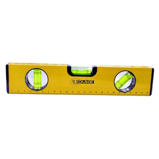 NIVEL ALUMINIO 10 AMARILLO UDUKE CON IMAN (HT90113)