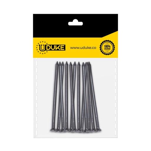 CLAVO LISO 2 1/2" ACERO PQT X 12 UDUKE*