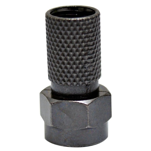 TERMINAL COAXIAL ROSCA FINA RG6 GRIS MATE UDUKE (HT90157)