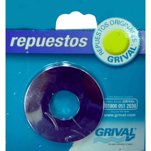 REPUESTO ESCUDO PLANO TUBO RGD CROMADOGRIVAL (O11380001)