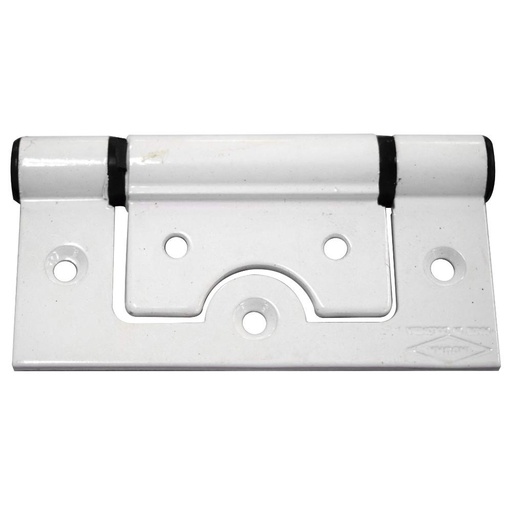 BISAGRA OMEGA ALUMINIO BLANCA INDUMA 3 (CAJITA X DOCENA)(T1107-0095)