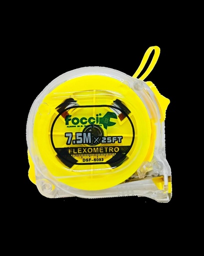 METRO 7.5 MTS HOJA 25MM TRANSPARENTE (DSF-6093)