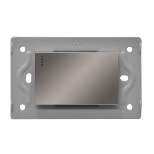 SWICHE SENCILLO LUXOR GRIS INTERCAMBIABLE SIN TAPA DUKE ENERGY (V3-003)