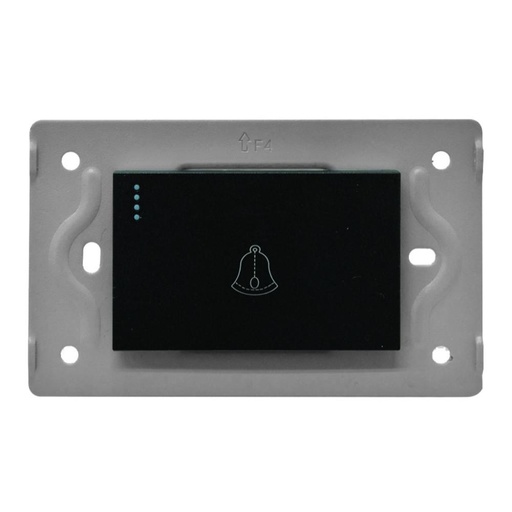 SWICHE TIMBRE LUXOR NEGRA INTERCAMBIABLE SIN TAPA DUKE ENERGY (V17-001)