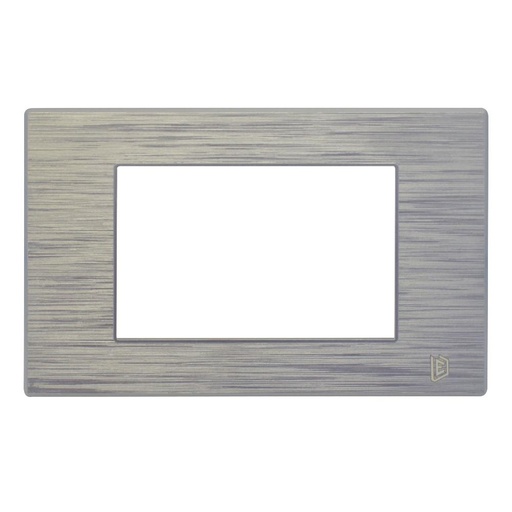 TAPA LUXOR PLATA CUADRADA DUKE ENERGY (V2-02P)