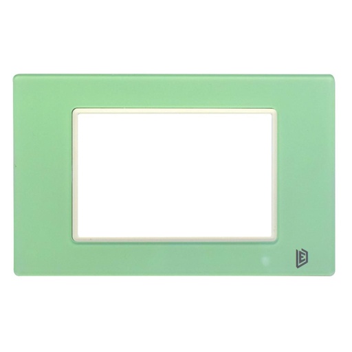 TAPA LUXOR VERDE CRISTAL ACRILICA CUADRADA DUKE ENERGY (V10-02AV)
