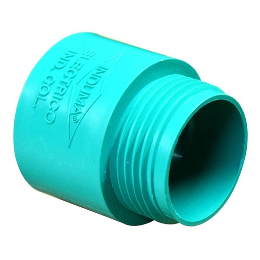 CONECTOR CONDUIT VERDE 1 INDUMA (T1207-0008)