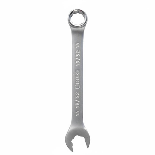 LLAVE MIXTA 2 EN 1 # 15MM - 19/32" CR/V UDUKE (HTY0070)