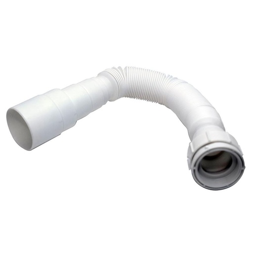 SIFON LAVAMANOS / LAVAPLATOS FLEXIBLE BLANCO UDUKE 1-1/2 X 1-1/4 (HT1189)