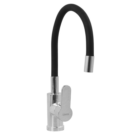 MEZCLADOR LAVAPLATOS FLEXIBLE MONOCONTROL UDUKE BASE REDONDA (HT1195)