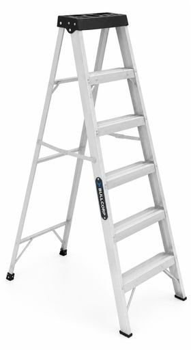 ESCALERA DE ALUMINIO 5 PELDANO INDUSTRIAL CAP 180 KILOS   170 CM (HT1315N)