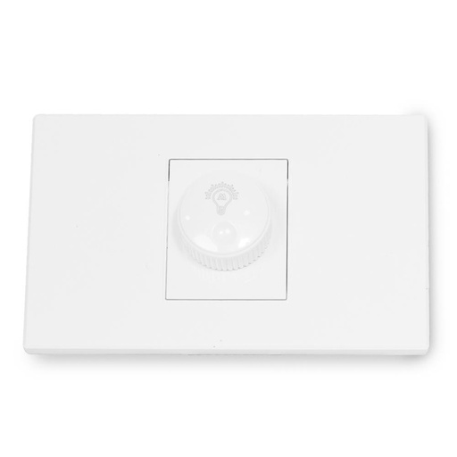 SWICHE DIMERIZABLE LUXOR BLANCA (INCLUYE TAPA V2-01B)(V9-029)