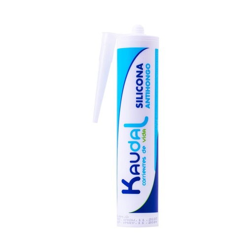 SILICONA TUBO KAUDAL BLANCA 280 ML (CON FUNGICIDA)
