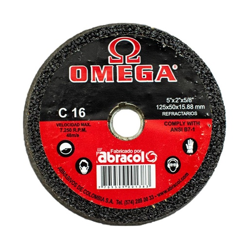 PIEDRA MARMOL OMEGA 5" GRANO 16 (ABCO1C016525)