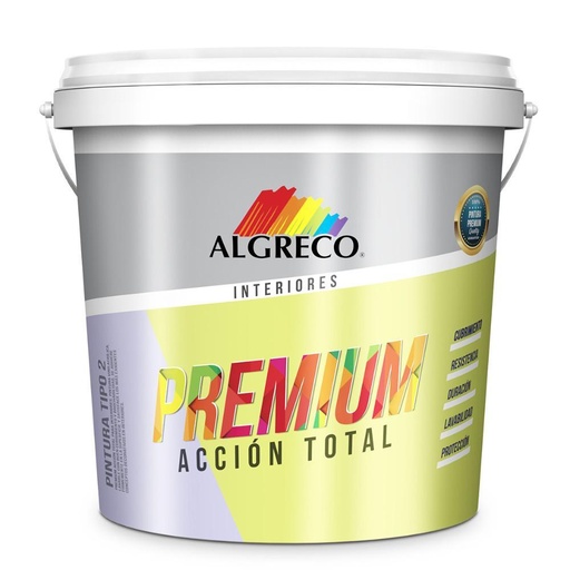 PINTURA VINILO PREMIUM TIPO 2 BLANCO BALDE (90400125 (ALGRECO)