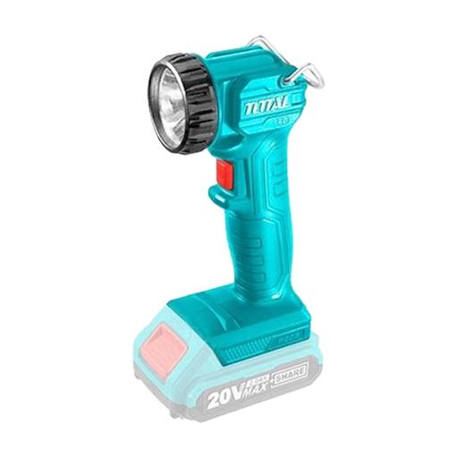 LINTERNA INALAMBRICA 150 LUMENES 20V SUPER SELECT TOTAL (TWLI2023) BATERIA Y CARGADOR NO INCLUIDO TOTAL